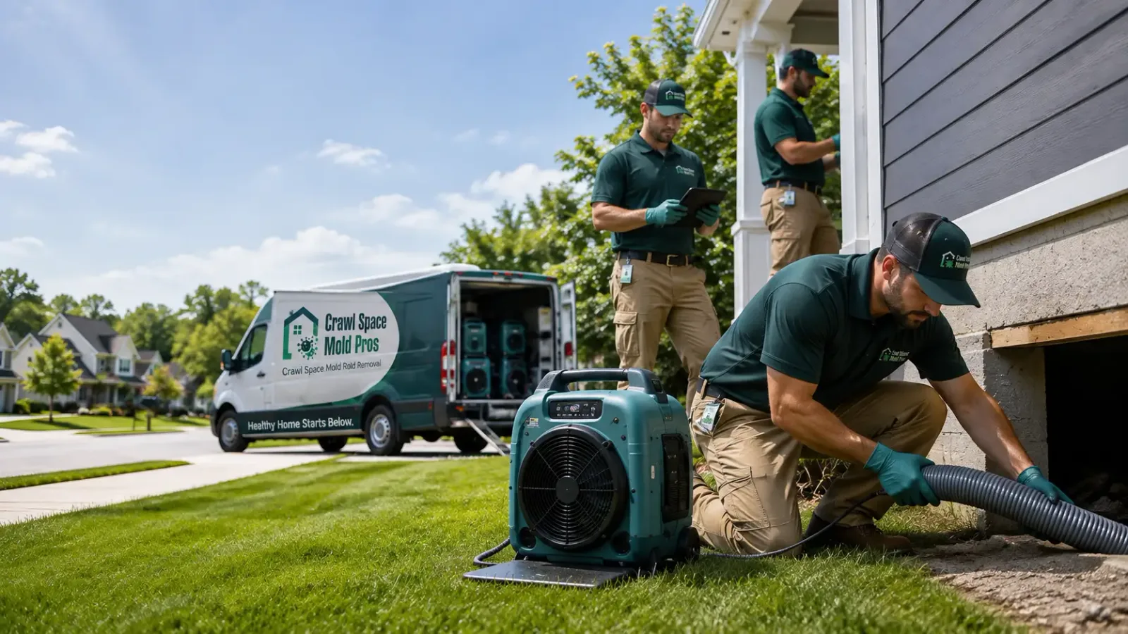 Crawl Space Mold Removal in Madison, IN